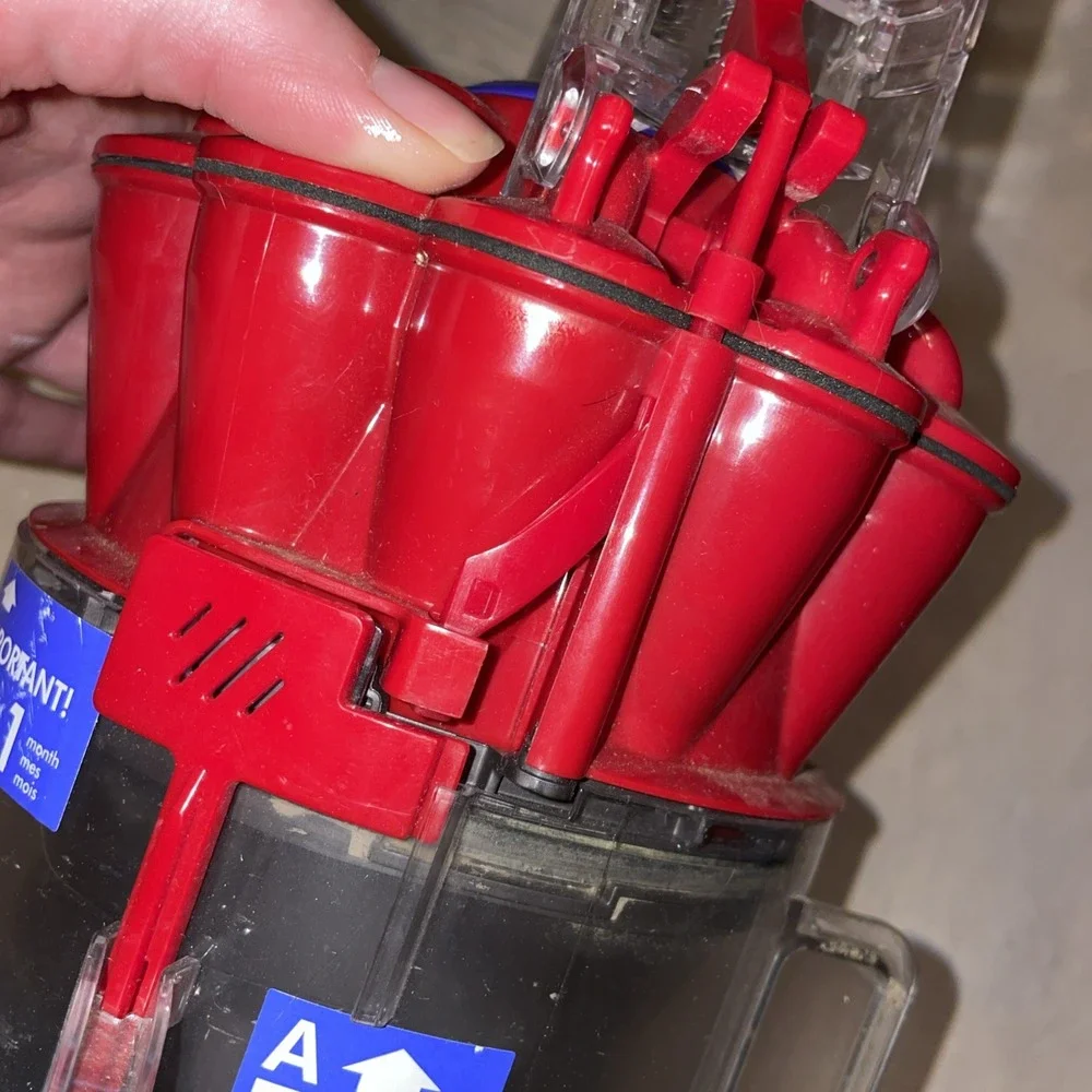 Dyson DC40 UP16 UP19‎ CANISTER DIRT DUST BIN w/ CYCLONE OEM 966460-10 Red Filter